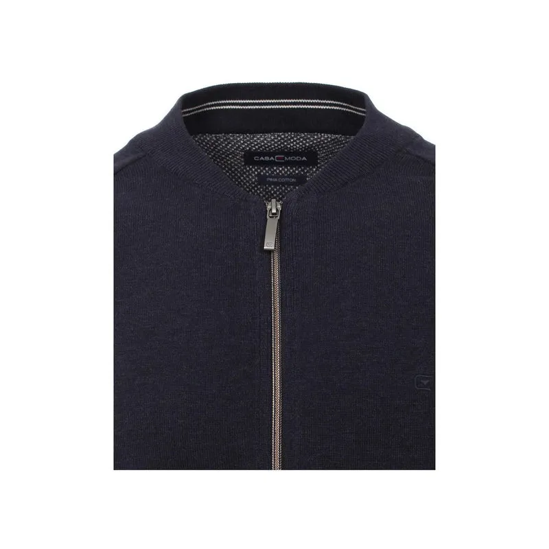 Casa Moda Strickjacke schwarz