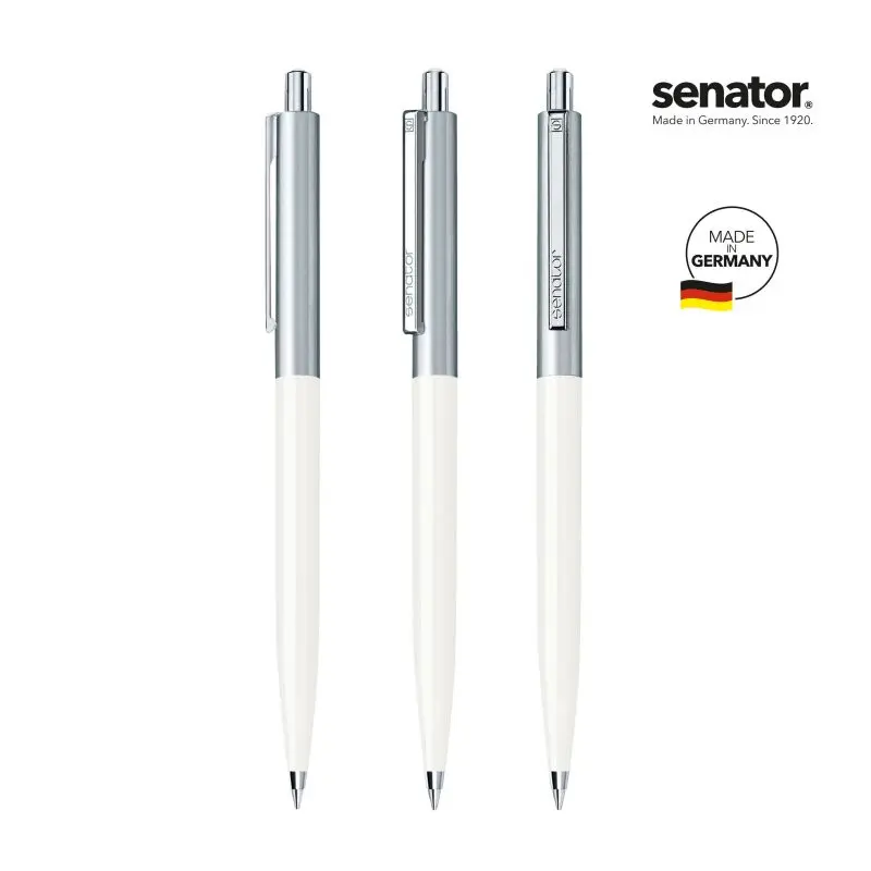 Metalldruckkugelschreiber Point - Weiß Hochwertiger Schreibkomfort mit elegantem Design