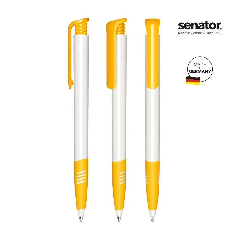 Top-Qualität SG Kugelschreiber in Weiß-Gelb: Bestseller & Elegant