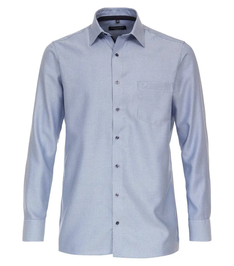Casa Moda Langarm FreizeitHemd blau