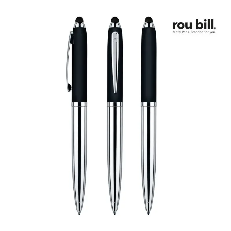 Nautic Touch Pad Pen Drehkugelschreiber in Schwarz - Funktional & Elegant