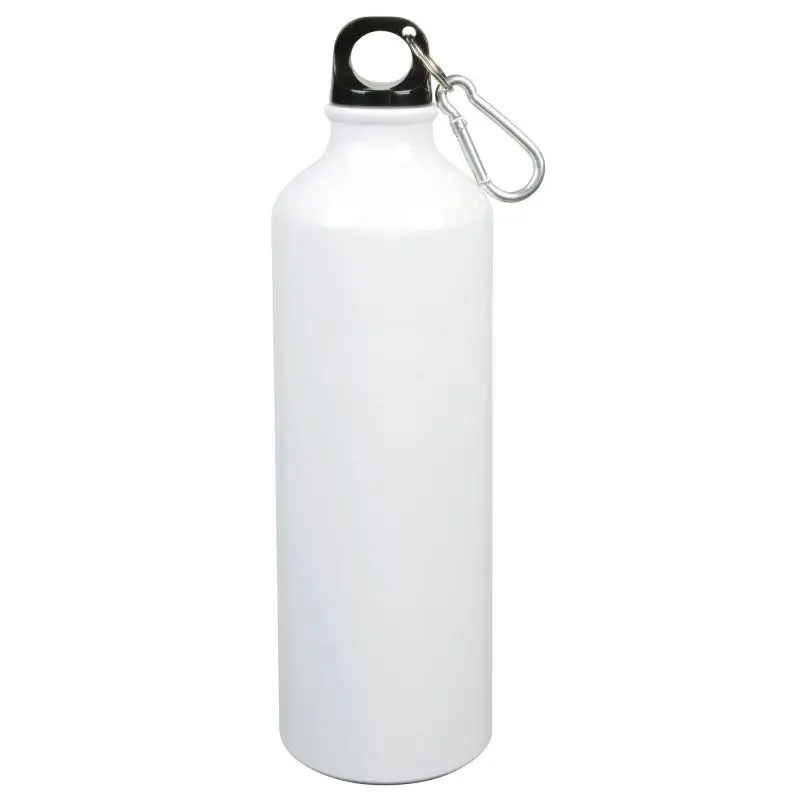 BIG TRANSIT Große Aluminium-Trinkflasche in Weiß - 750ml
