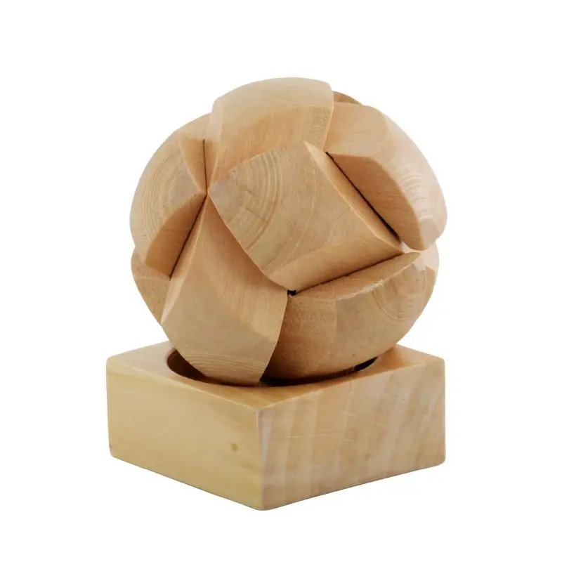 ROUND DEXTERITY Puzzle Ball, Braun, Förderung von Geschick & Logik