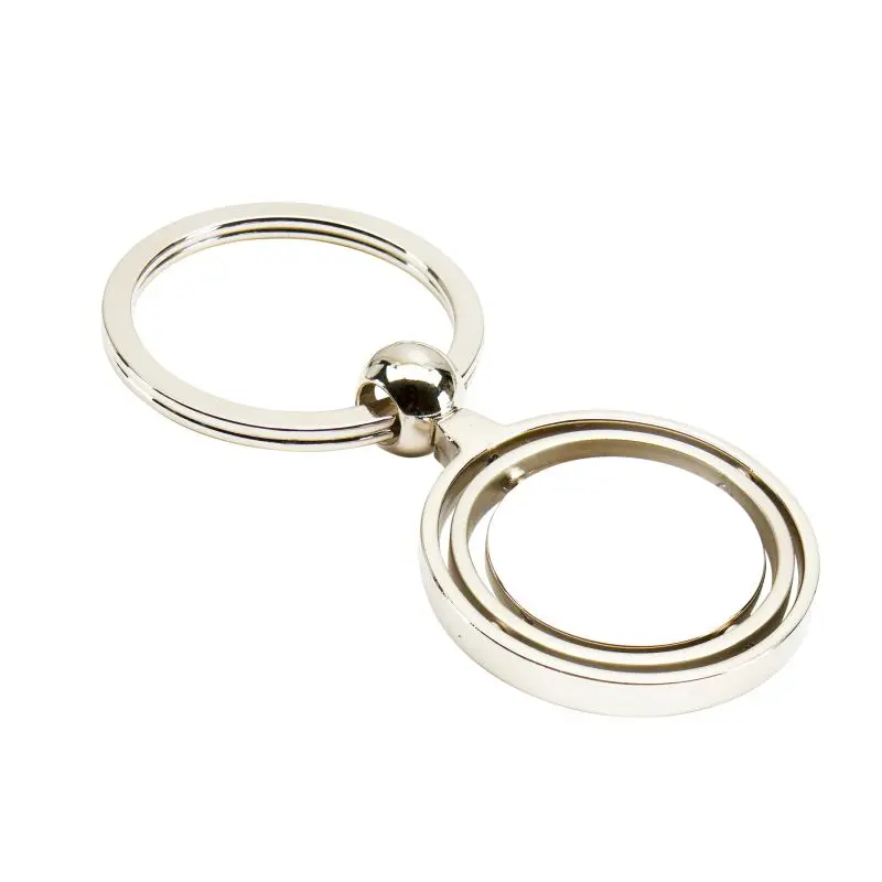 Silberner Schlüsselanhänger TERRA - Elegantes, langlebiges Design, 100 Zeichen