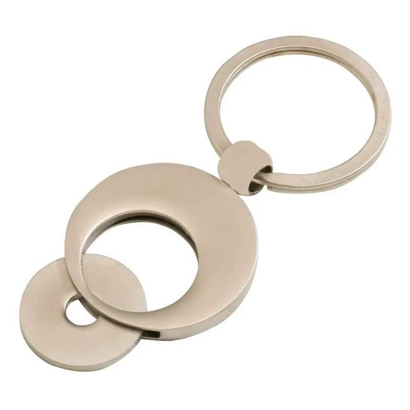 Metall-Schlüsselanhänger MONEY - Elegantes Silberdesign