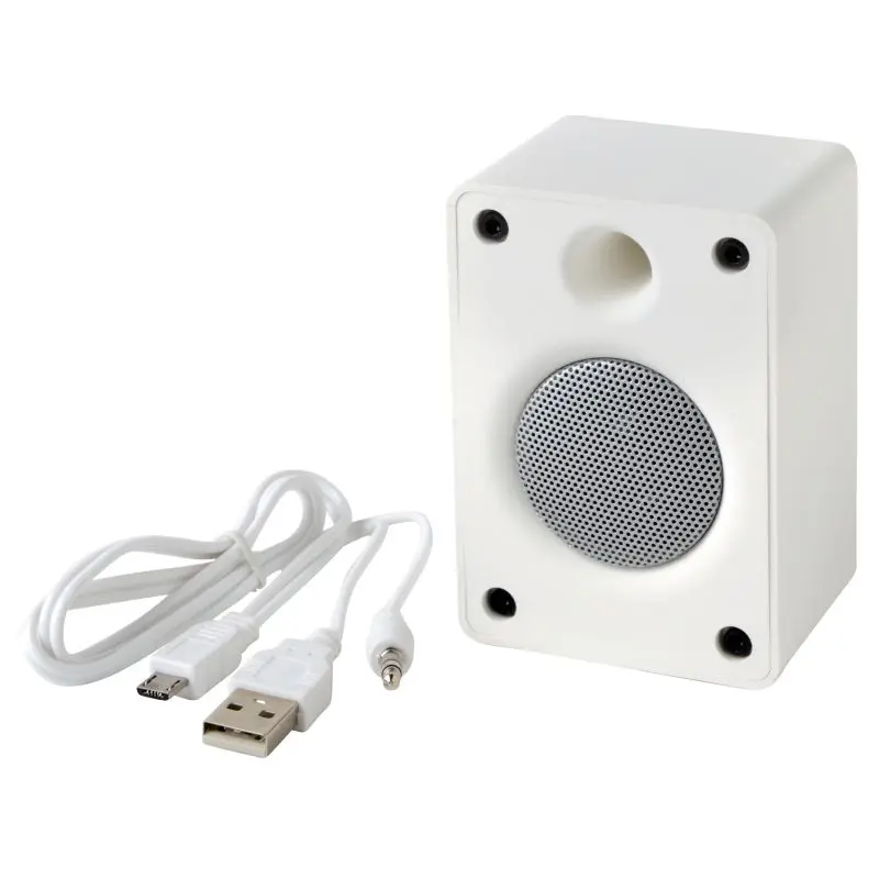 OLD SCHOOL Kabelloser Lautsprecher Weiß - Retro-Design mit Modernem Sound
