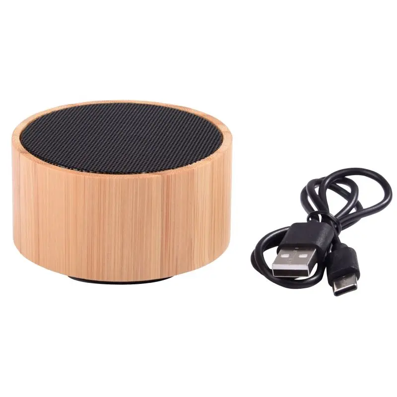 BAMBOO SOUND Kabelloser Lautsprecher - Braun-Schwarz