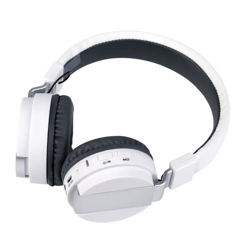 Kabellose FREE MUSIC Kopfhörer - Weiße drahtlose Headsets für unbegrenzten Musikgenuss