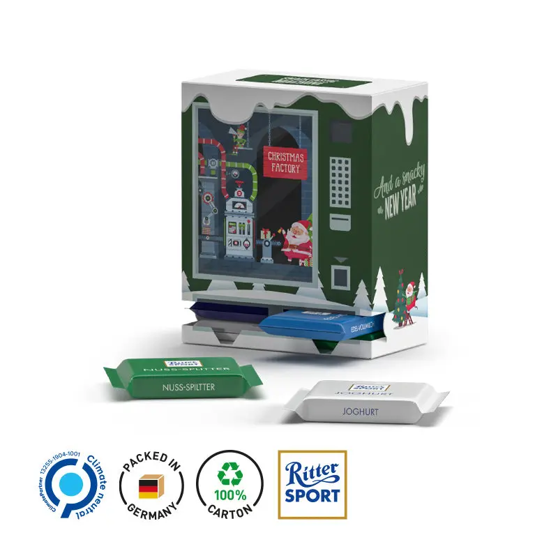 Adventsautomat Midi - Täglich eine Ritter SPORT Mini Mischung genießen