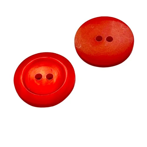 Perlmuttimitatknopf Rot 2-Loch 20 mm – PLI-40-rot