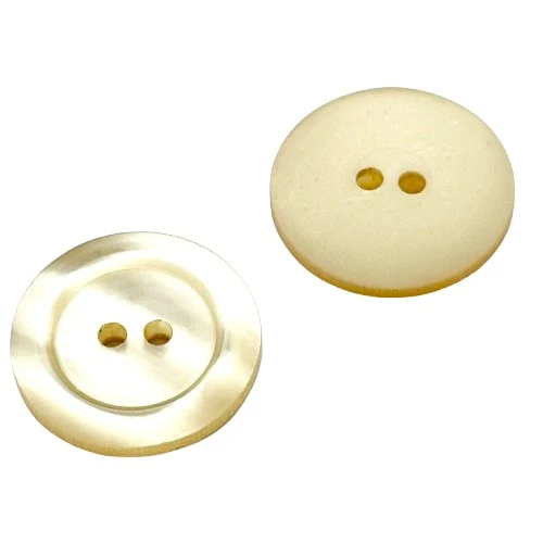Perlmuttimitatknopf Beige 2-Loch 20 mm – PLI-40-beige