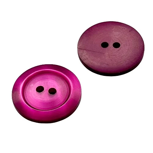 Perlmuttimitatknopf Lila 2-Loch 20 mm – PLI-40-beere