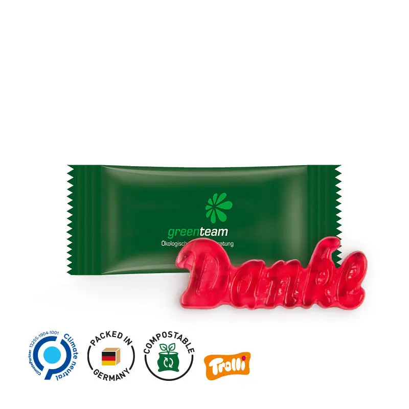 Fruchtgummi Dankeschön - Einzelpackung: Perfekt für kleine Gesten