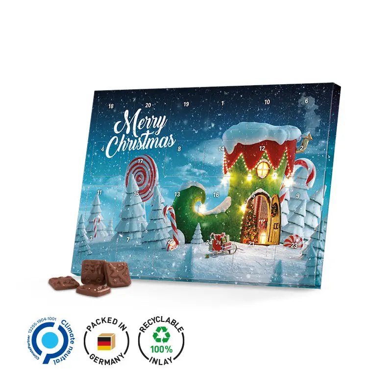 Klassischer Tisch-Adventskalender - Tägliche weihnachtliche Überraschungen