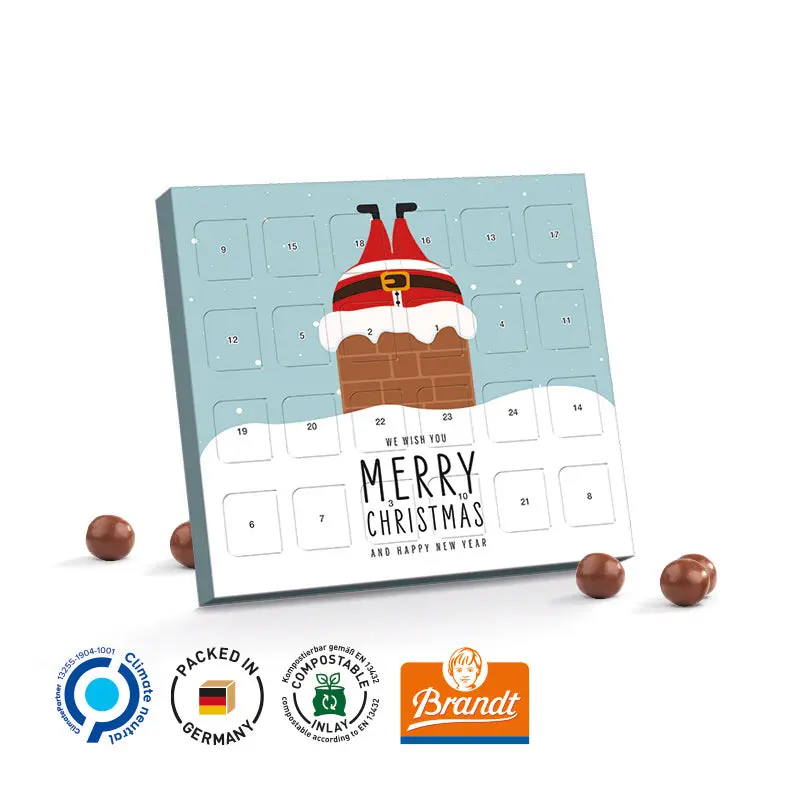 XS Adventskalender, Kompakt und mit täglicher Überraschung, ideal für den Schreibtisch