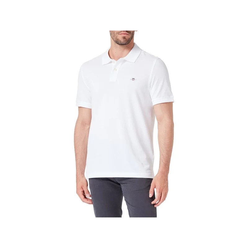 Gant Poloshirt REG SHIELD SS PIQUE POLO mit Logostickerei auf der Brust