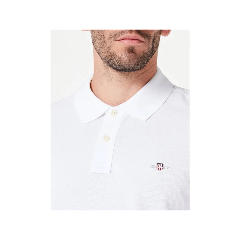 Gant Poloshirt REG SHIELD SS PIQUE POLO mit Logostickerei auf der Brust