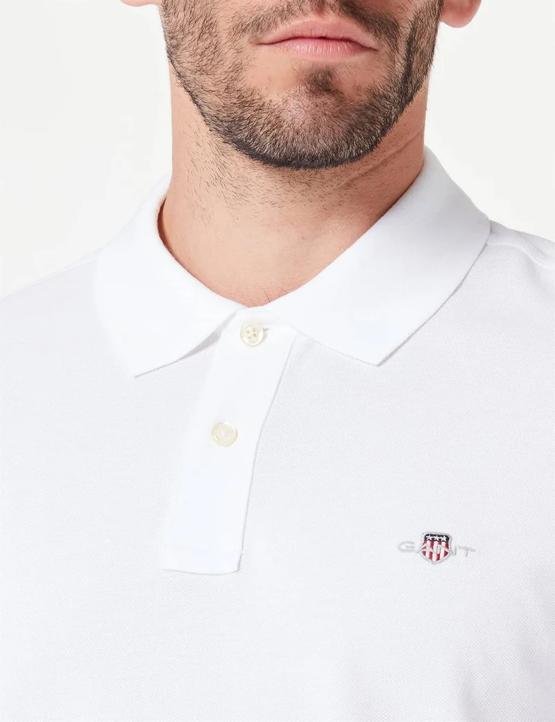 Gant Poloshirt REG SHIELD SS PIQUE POLO mit Logostickerei auf der Brust