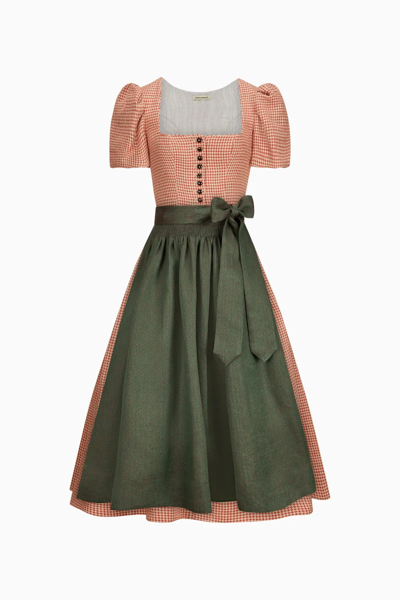 Gottseidank Ärmeldirndl Laura hagebutte oliv