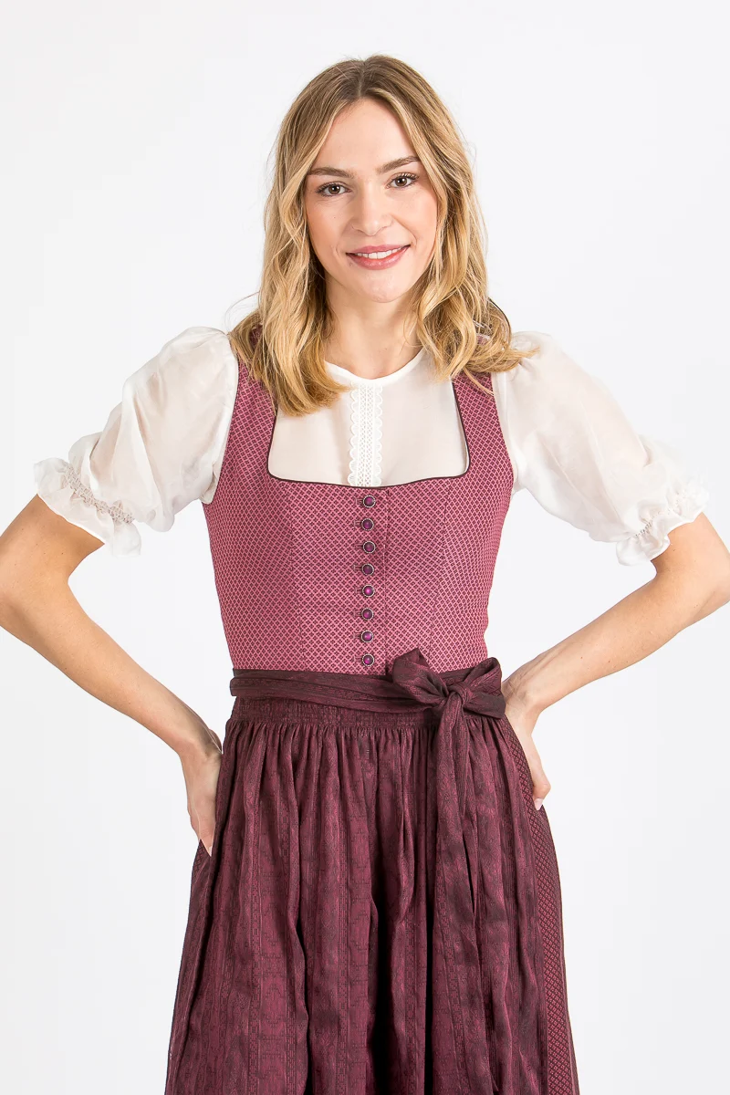 Wenger Dirndlbluse Elsa Chiffon Ecru