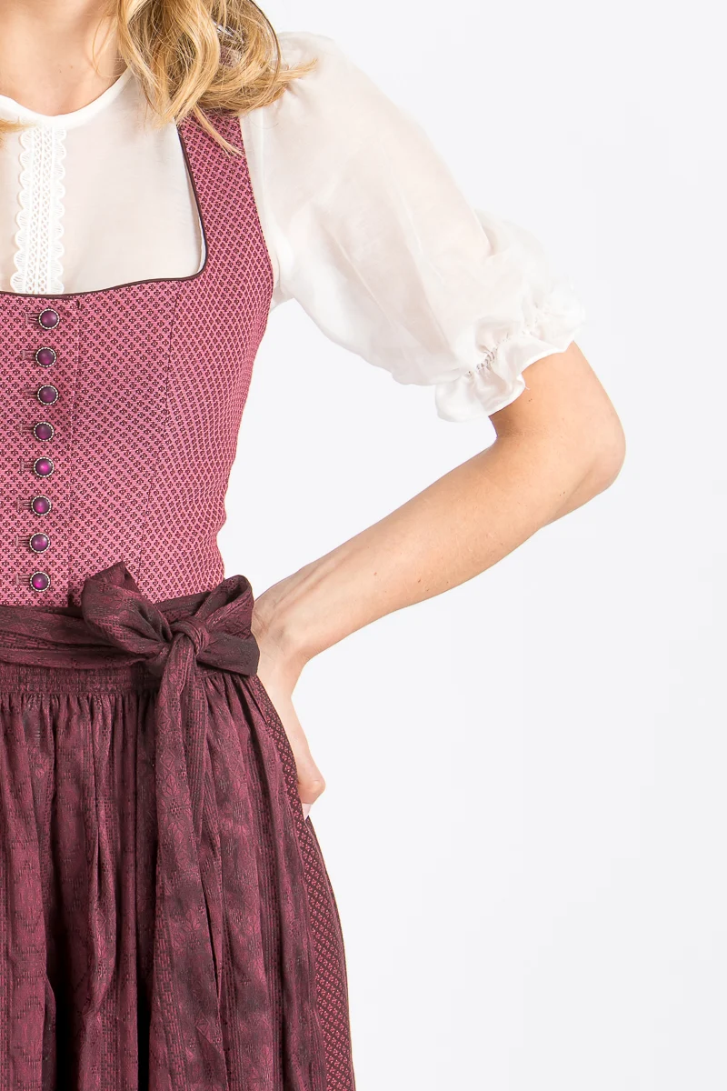 Wenger Dirndl Isolde bordeaux