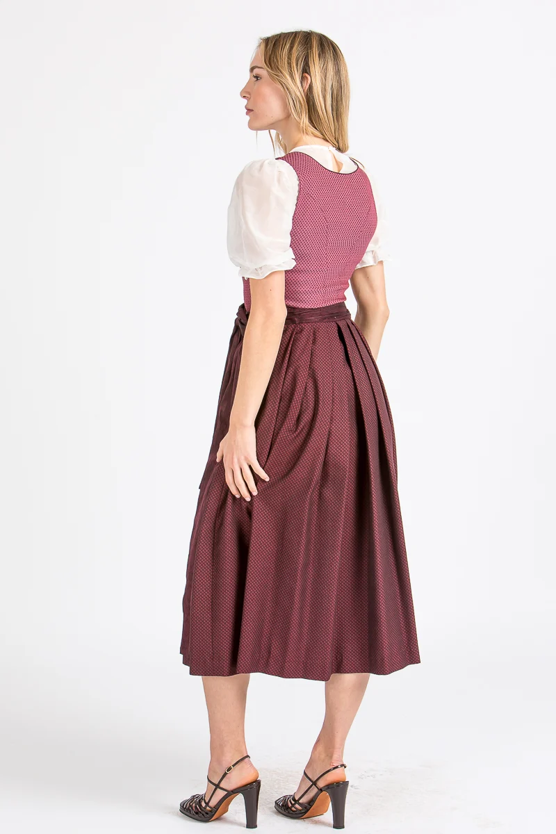 Wenger Dirndl Isolde bordeaux