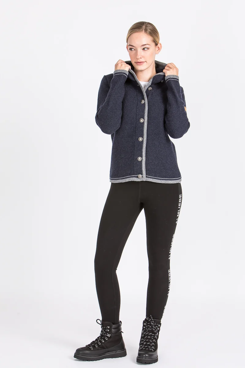 Liebling Kapuzenjanker Vera navy/grau