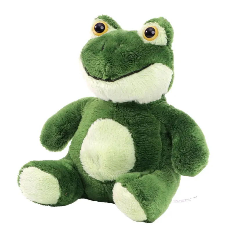 MiniFeet Hans, Dekorativer Frosch in Hellgrün – Gartenfigur