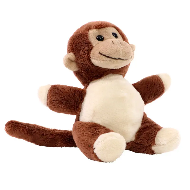 Kuschelweicher MiniFeet Affe Erik - braun - Stoffaffe, Schmusetier, Plüschtier