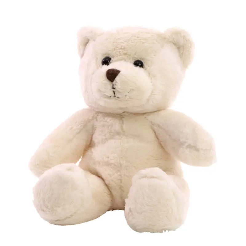 Kuscheliger MiniFeet Teddy Ben - in zartem Cremeweiß - Ein sanfter Gefährte für gemütliche Kuschelstunden