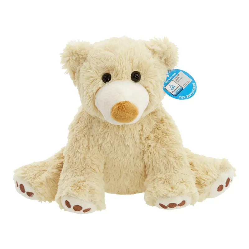Kuschelweicher MiniFeet Bär Ralle klein - hellbraun - Stoffbär, Schmusetier, Plüschtier