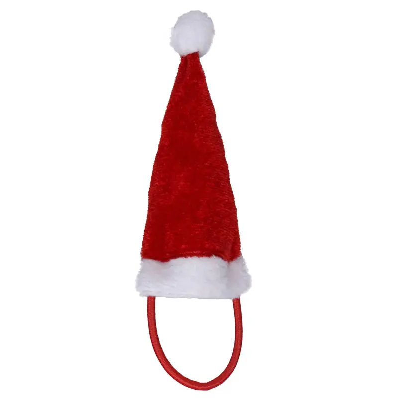 Kleine Weihnachtsmütze in lebhaftem Rot - Niedliche Kopfbedeckung für festliche Freude und fröhliche Feiertage