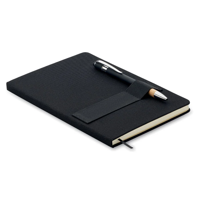 A5 RPET-Notizbuch mit Stift