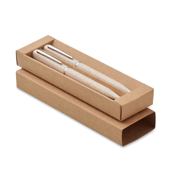 Drehstift-Set aus Weizenstroh/ABS