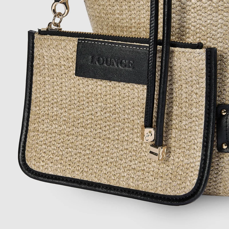 Luella Schultertasche - Bast