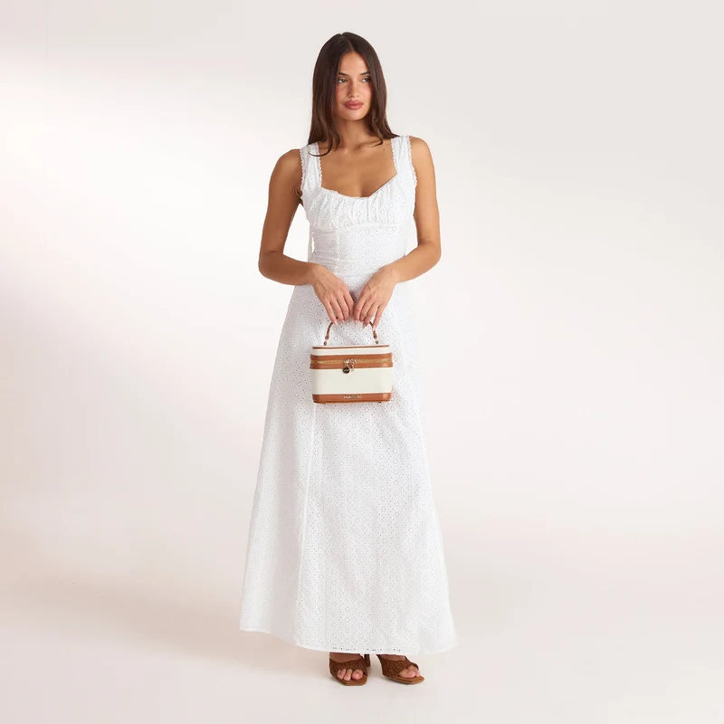 Arlowe Box-Tasche - Beige