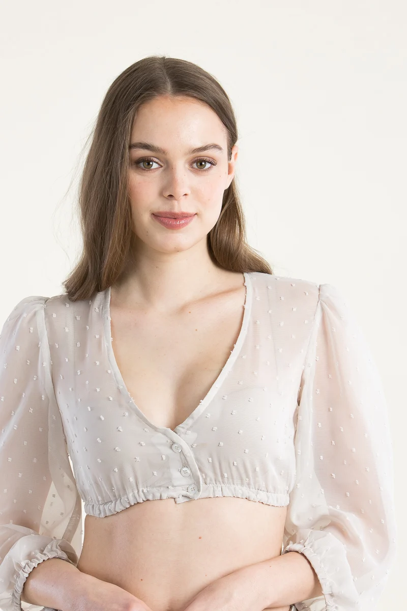 Alissa by Kinga Mathe Dirndlbluse Lea puder