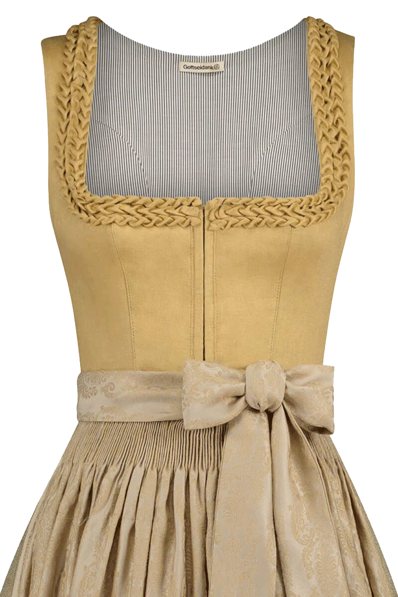 Dirndl mit Herzchenrüsche Hakenverschluss