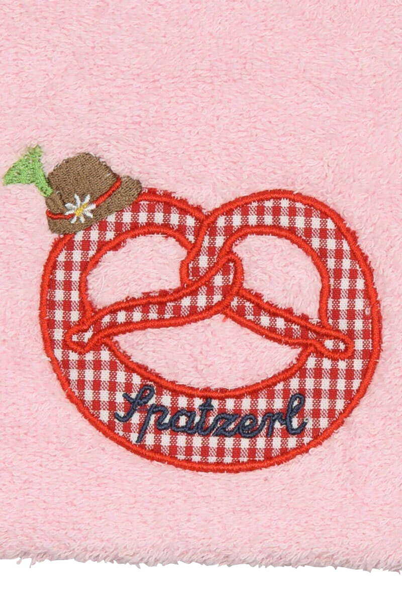 Baby Waschhandschuh Brezel mit Tirolerhut