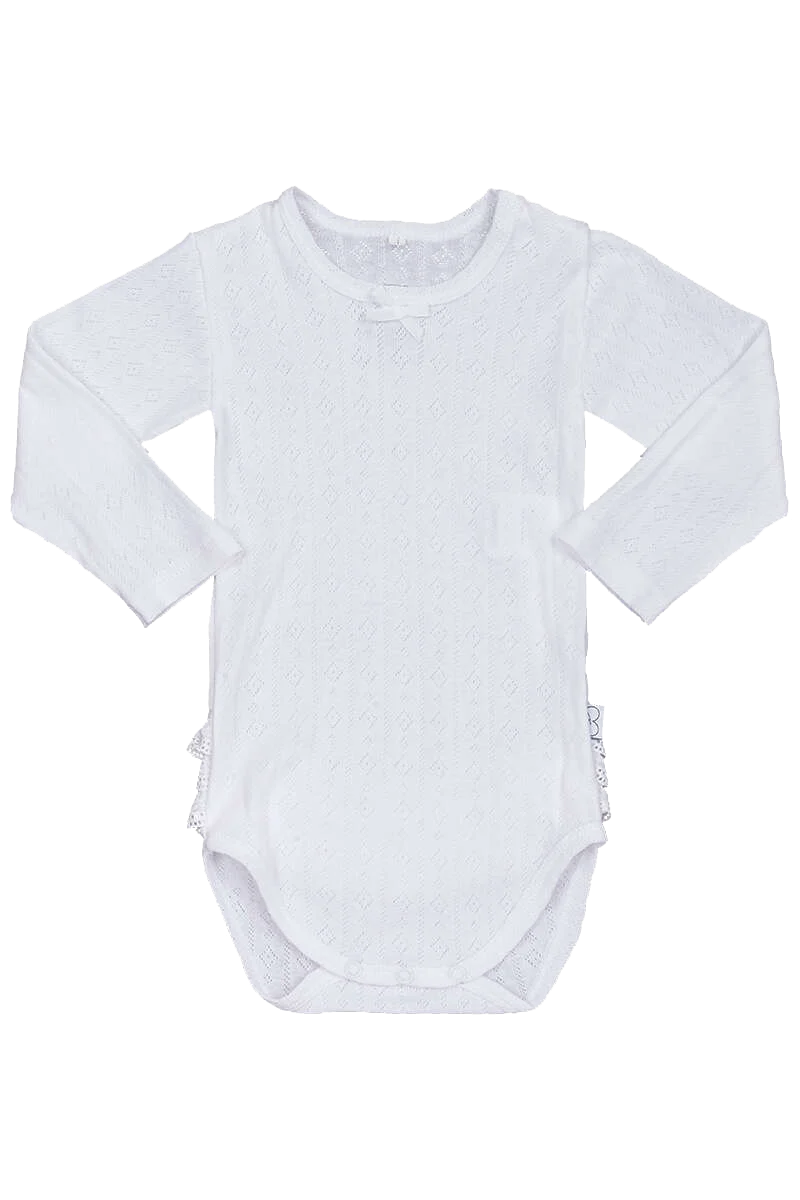 Babybody Langarm Rüschen