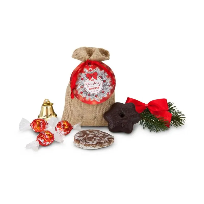 Süßes Weihnachtssäckchen Geschenkset - Festliche Naschereien zum Genießen