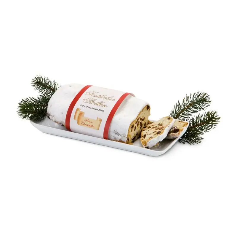 Luxuriöses Geschenkset: Edler Christstollen Feinste Weihnachtsbäckerei