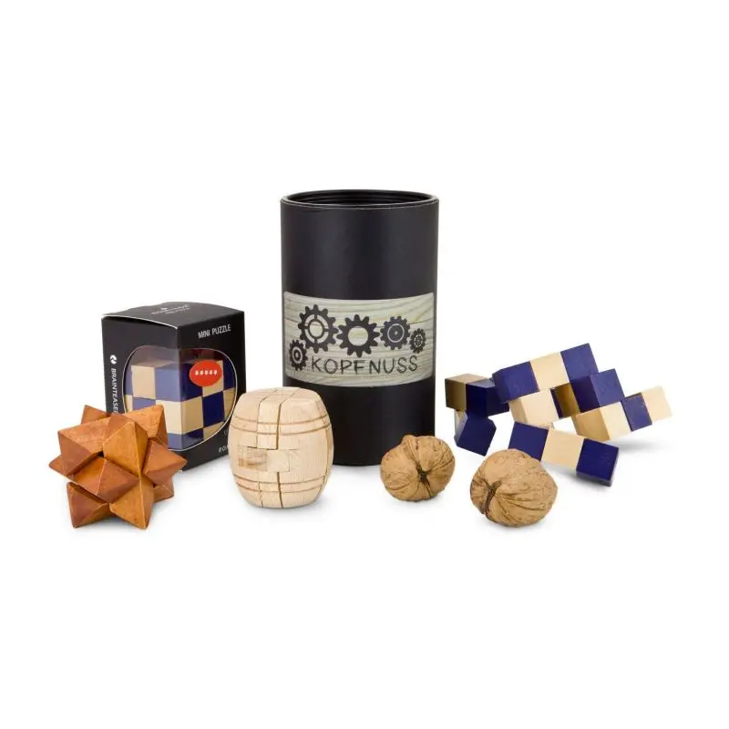 Kopfnuss Geschenkset - Ideales Präsent für Denker & Tüftler