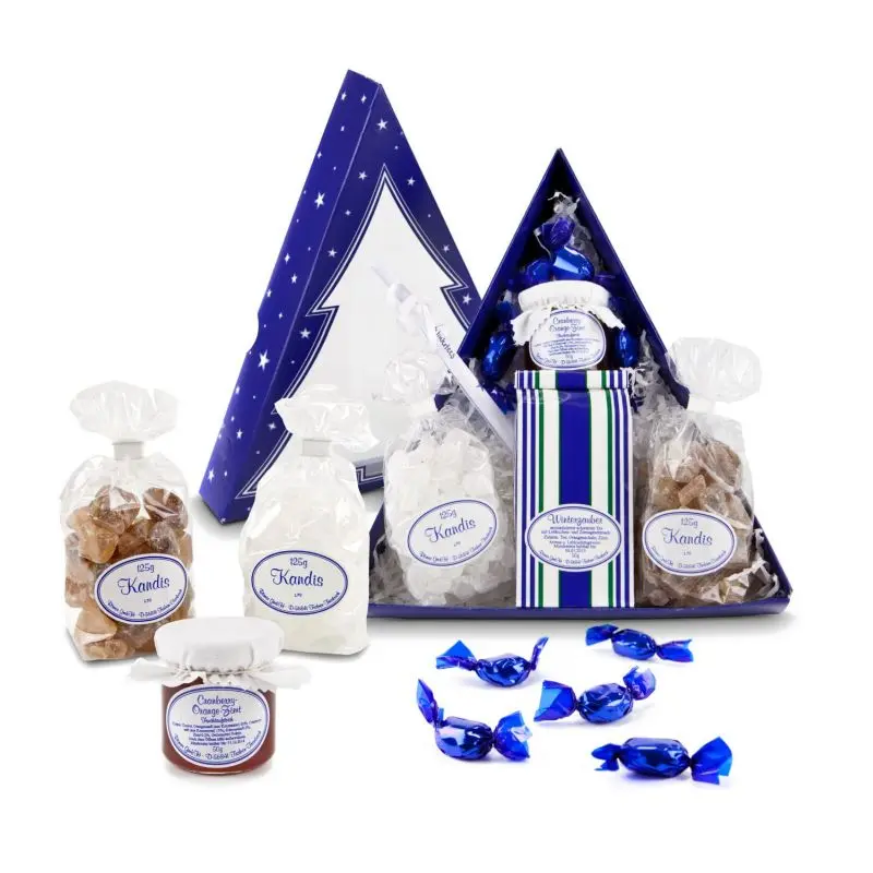 Tee-Tannenbaum Geschenkset - Festliche Auswahl an Teesorten