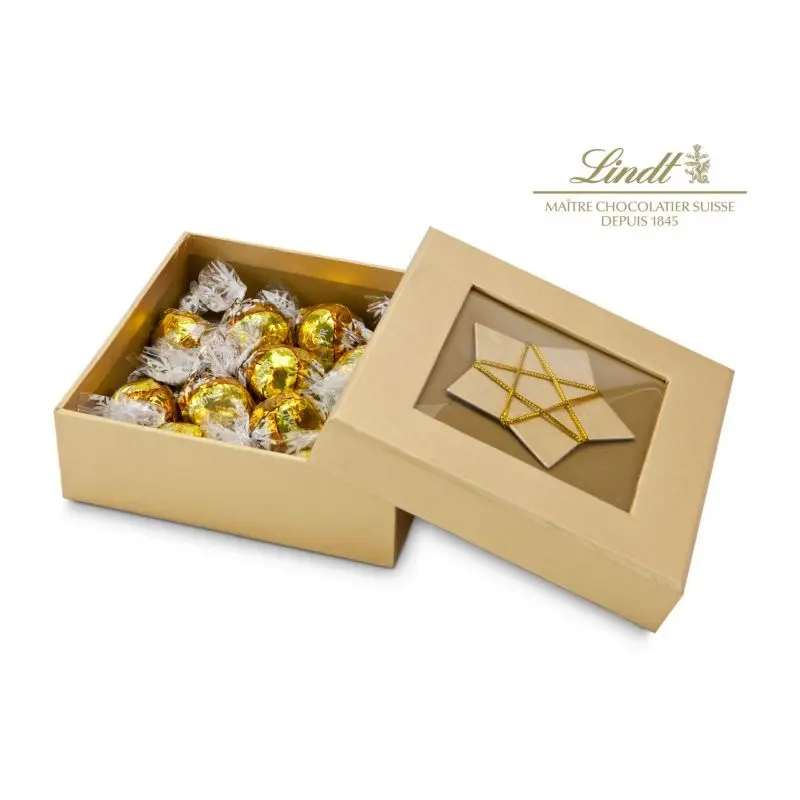 Goldene Schachtel Geschenkset - Elegantes Präsent für besondere Anlässe