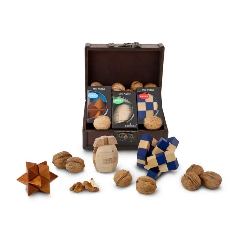 Knobel-Schatz Geschenkset - Geistreiche Rätsel für kluge Köpfe