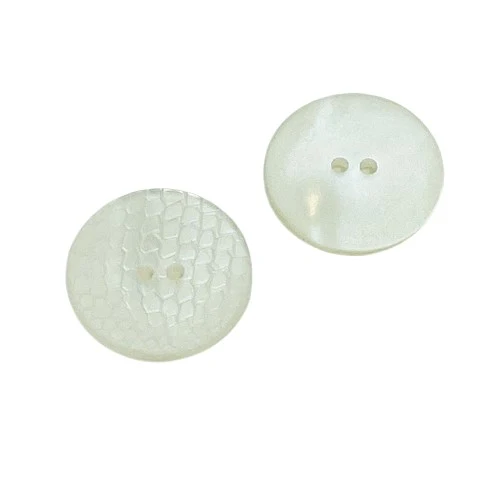 Perlmuttimitatknopf Creme/Natur 2-Loch – PLI-20-CREME