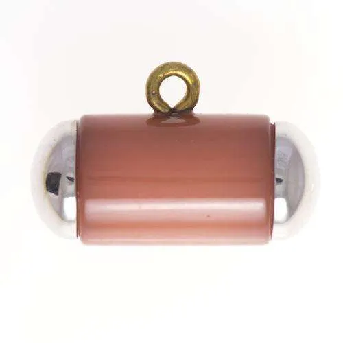 Knebelknopf Öse Braun 13 mm – Kunststoffknopf K-111