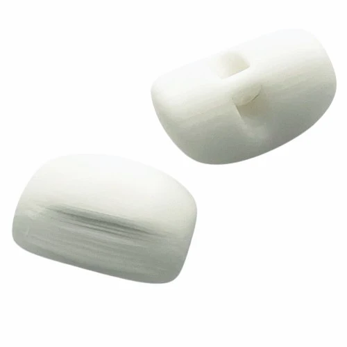 Knebelknopf Hornimitat Creme/Natur mit Öse – Kunststoffknopf K-30