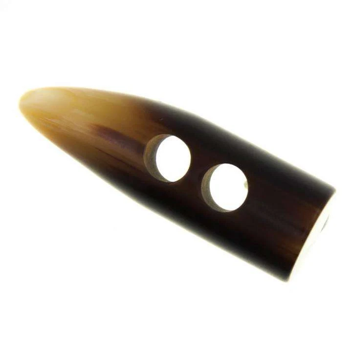 Knebelknopf Braun – Hornimitatknopf K-35